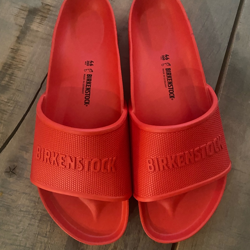 Men’s Birkenstock Red Slides